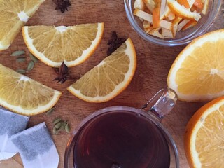 tea with orange