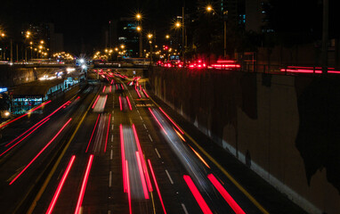 Fototapeta na wymiar Trafic in Lima