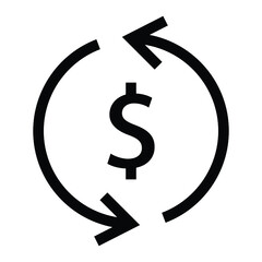 Obraz premium dollar sign icon