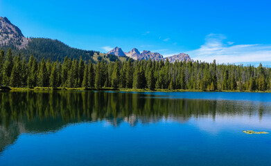 reflection of the lake