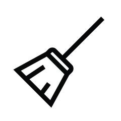broom icon vector