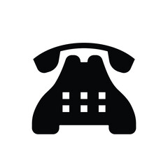 office phone icon vector