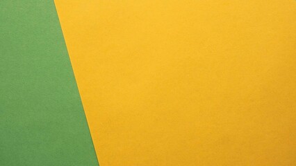 Green and yellow pastel paper. Two-color paper poster background