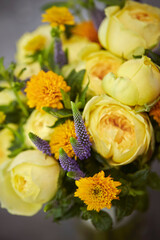 bouquet of yellow flowers