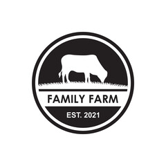 family farm vector , agriculture logo