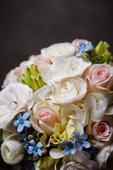 wedding bouquet of roses