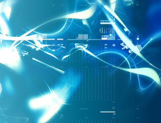 digital technology circle abstract  background  innovation sparkle electric  rectangleelectric background