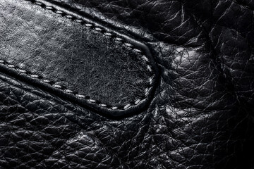 leather texture with a place to apply the logo