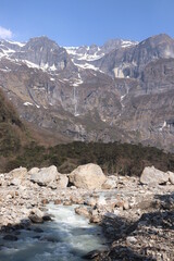 Religious place Shiv Dhara Cave and Beautiful Barun river.