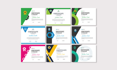 Creative Certificate of Appreciation Award Template