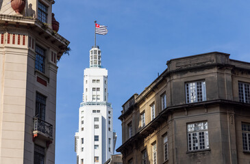 Edifícios históricos e turísticos do centro de São  Paulo