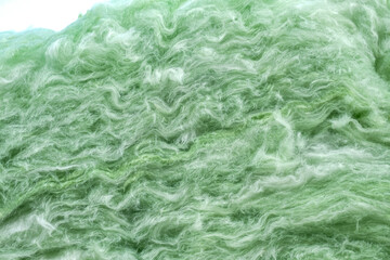 Thermal insulation made of asbestos. Thermal insulation in the roof.