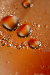 Red water drops macro background modern high quality prints