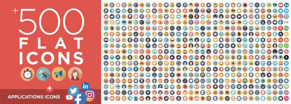flat icons collection