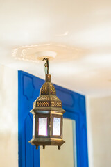 Obraz premium Light lamp in morocco style decoration interior