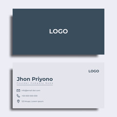 Business Card Template Double sided