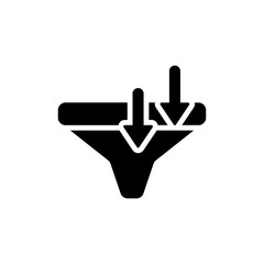 funnel icon design vector template