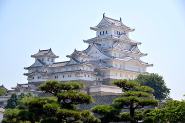 Naklejka premium 姫路城 天守閣 兵庫県姫路市