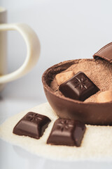 Inside a Cocoa Bomb