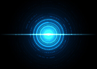 Circuit technology background with hi-tech digital data