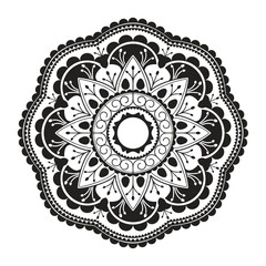 Hindu Mandala Circular Pattern