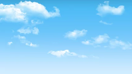 Foto op Plexiglas blue sky with clouds © Mihai