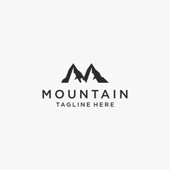 Mountain logo design creative idea