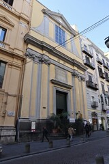Fototapeta na wymiar Napoli - Chiesa Santa Brigida