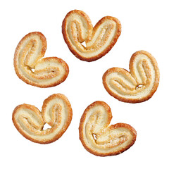 Cookies in the shape of a heart
