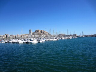 Alicante harbour Spain