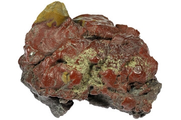 jasper from Gobi Desert, China isolated on white background