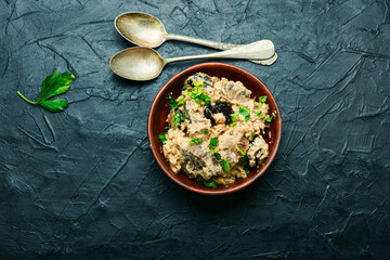 Delicious veal goulash