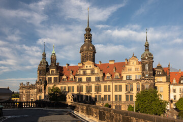 Fototapeta na wymiar Baroque Royal Palace of Dresden