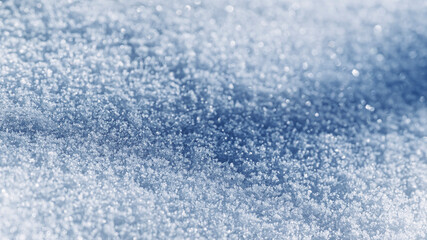 Neige blanche en hiver - Arrière plan texture froide