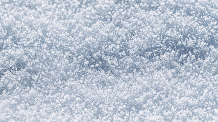 Neige blanche en hiver - Arrière plan texture froide