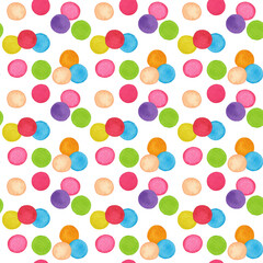 seamless pattern with colorful circles