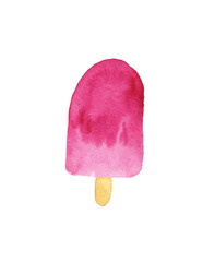 ice cream isolated on white