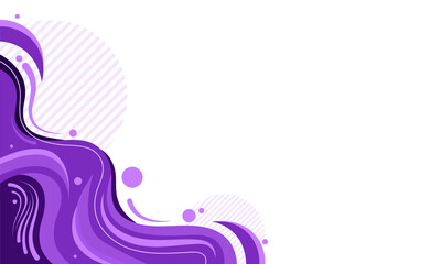 Abstract fluid shape modern background for banner.Vector illustration