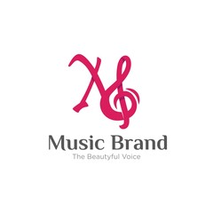 music brand logo designs simple modern for intonation concept
