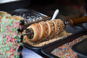 Trdelnik, Ukraine Lviv street food dessert