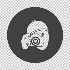 Detective With Camera Icon