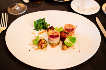 レストランの食事