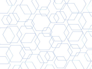 Obraz na płótnie Canvas Abstract medical pattern, or technology background with hexagons outlines, figures vector backdrop, wallpaper with texture