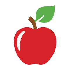 Apple Icon in trendy flat style isolated on white background symbol for web site design