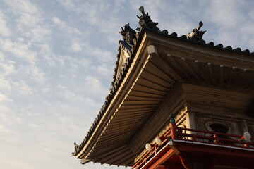 Fototapeta na wymiar 日本の岡山県西大寺の観音院