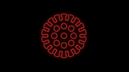 SARS-CoV-2 coronavirus, the virus which causes COVID-19. COVID-19 Coronavirus outbreaking and Pandemic medical health risk. High-quality stock images of  sars cov 2  isolated on black background