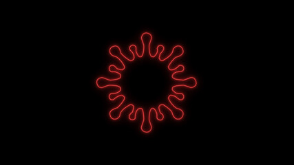 SARS-CoV-2 coronavirus, the virus which causes COVID-19. COVID-19 Coronavirus outbreaking and Pandemic medical health risk. High-quality stock images of  sars cov 2  isolated on black background