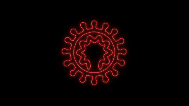 SARS-CoV-2 coronavirus, the virus which causes COVID-19. COVID-19 Coronavirus outbreaking and Pandemic medical health risk. High-quality stock images of  sars cov 2  isolated on black background