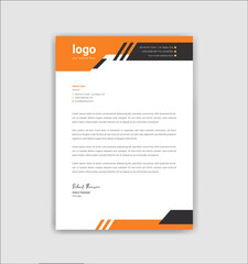 Abstract Letterhead Design Template Corporate Business Style Letterhead Design Simple And Clean Print Ready Design, corporate business letterhead pad design. modern creative clean lettherhead design 