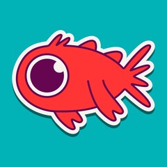 cute doodle monster designs for coloring, backgrounds, stickers, logos, symbol, icons and more